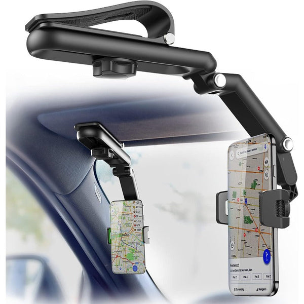 360° Rotatable Sun Visor Phone Mount