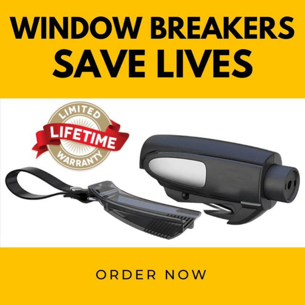 2-in-1 Emergency Keychain Tool｜Seatbelt Cutter + Window Breaker